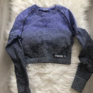 NWOT cropped Gymshark shirt